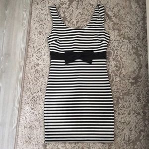 Stripped Mini Dress.